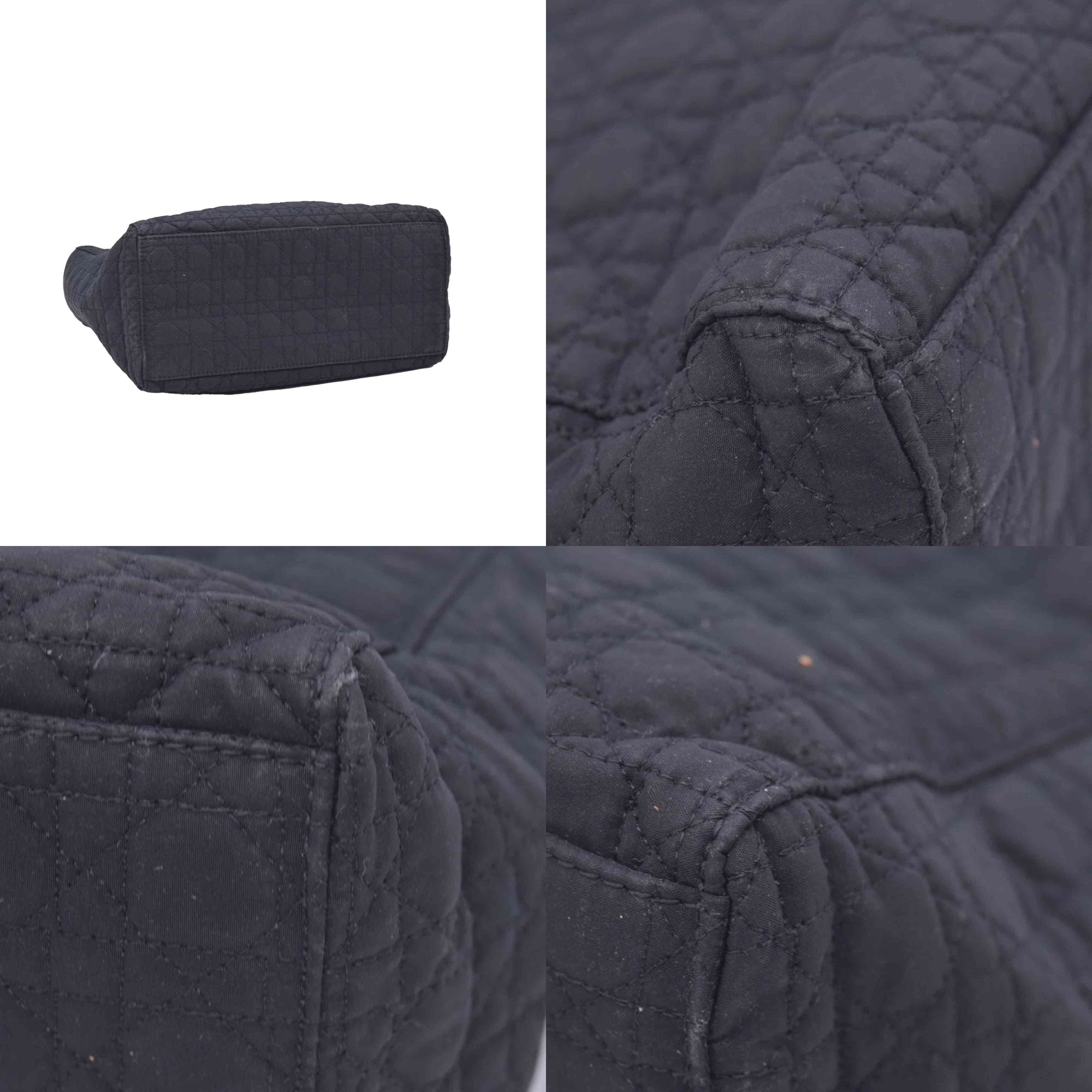 $5100 Dior Nylon Cannage Medium Lady Dior Black 10020628