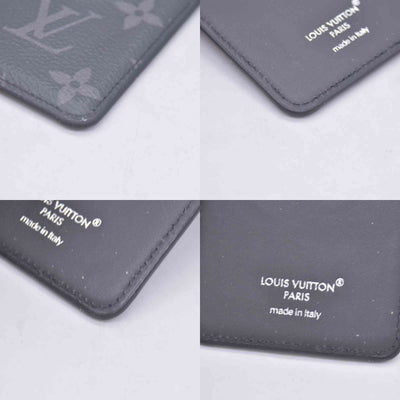$445 2025 Louis Vuitton Monogram Eclipse Magnetic Card Holder ME4275