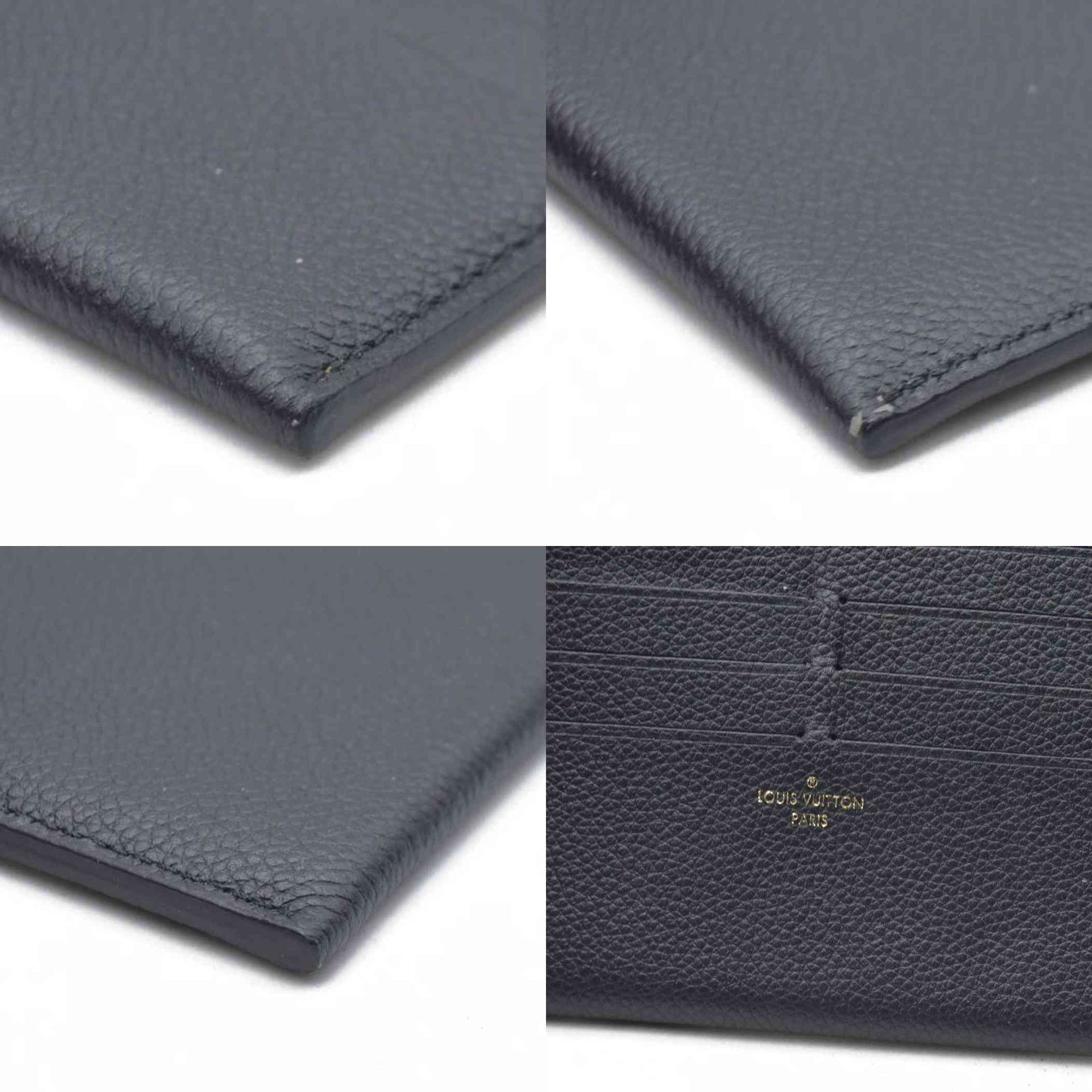 AUCTION $1720  LOUIS VUITTON  Epi Pochette Felicie Black Noir ard Holder Pouch