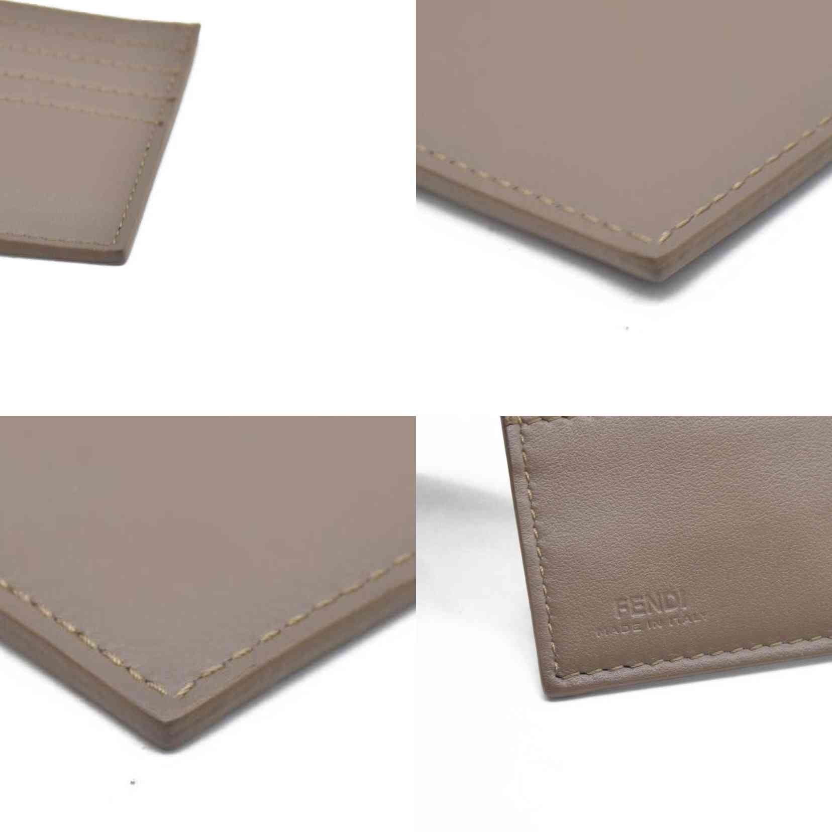 AUCTION $1550 Fendi Vitello Soft F is Fendi Bi-Color FF 1974 Embossed Envelope Wallet On Chain with Pouches Maya Black Insert Card holder