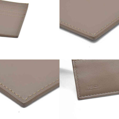 AUCTION $1550 Fendi Vitello Soft F is Fendi Bi-Color FF 1974 Embossed Envelope Wallet On Chain with Pouches Maya Black Insert Card holder