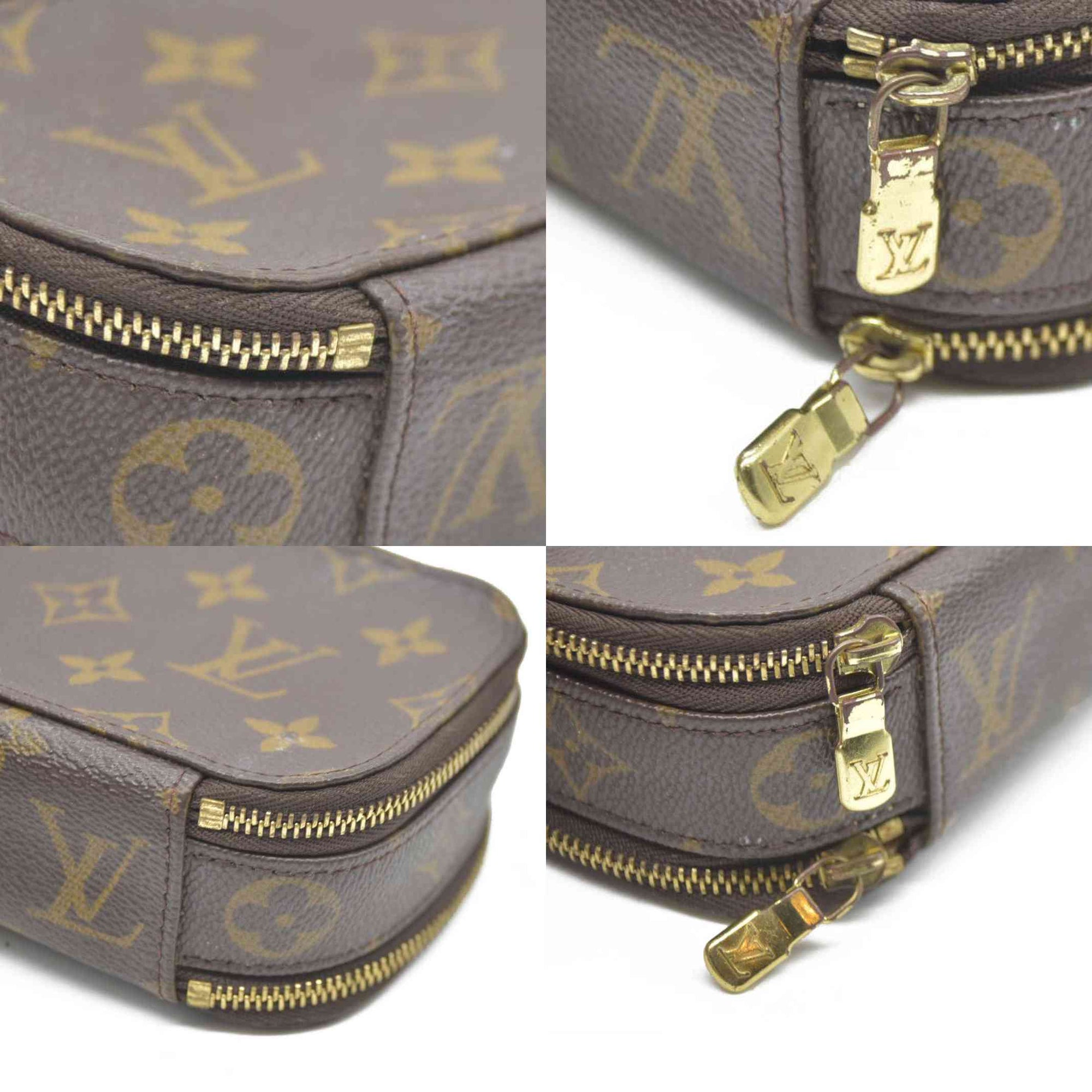 Louis Vuitton Monogram Trousse Blush PM Cosmetic Pouch VI0042