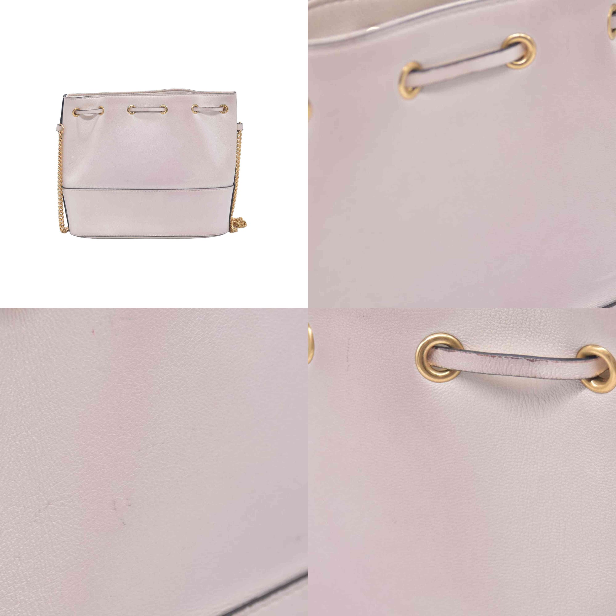 $1450 Valentino Mini VLogo Signature Bucket Bag In Nappa Leather 10020670