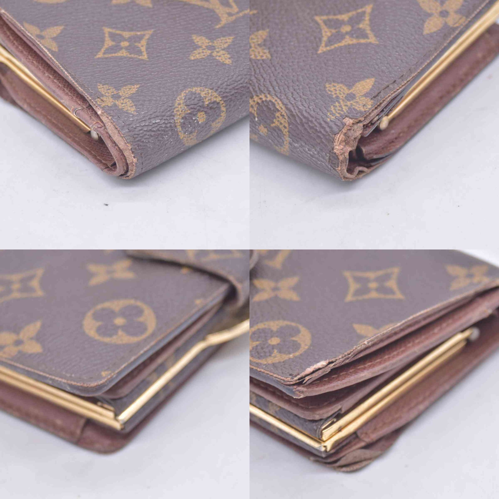 $730 LOUIS VUITTON Monogram French Wallet CONSIGNMENT 10021463
