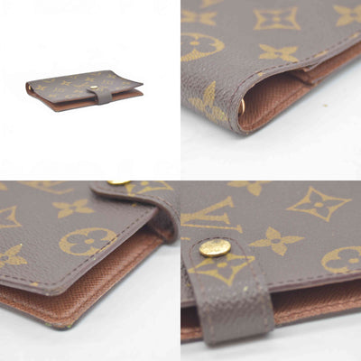 $505 1997 Louis Vuitton Monogram Agenda Cover Small CA1907