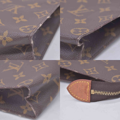 $760 Louis Vuitton Monogram Poche Toiletry 26 Clutch Bag