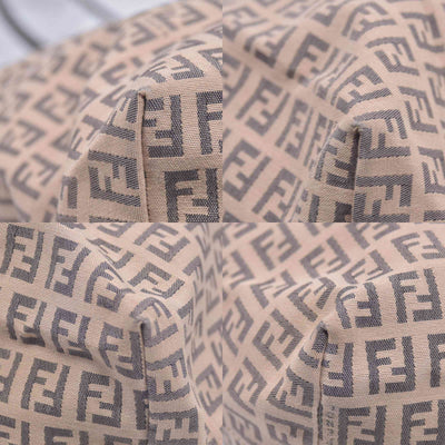 $850 FENDI Zucca Spalmati Medium Roll Tote Tobacco CONSIGNMENT
