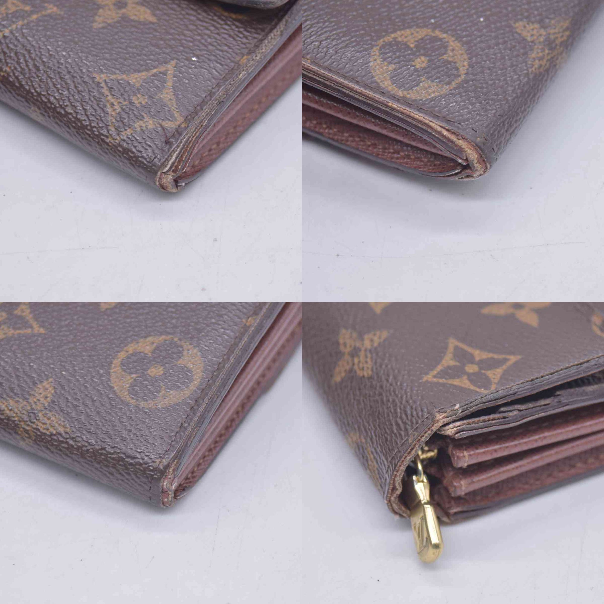 $725 2011 WELL WORN Louis Vuitton Sarah Wallet Monogram CA4111 CONSIGNMENT 10021041