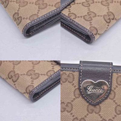 Gucci  GG Canvas Canvas Trifold Wallet CONSIGNMENT