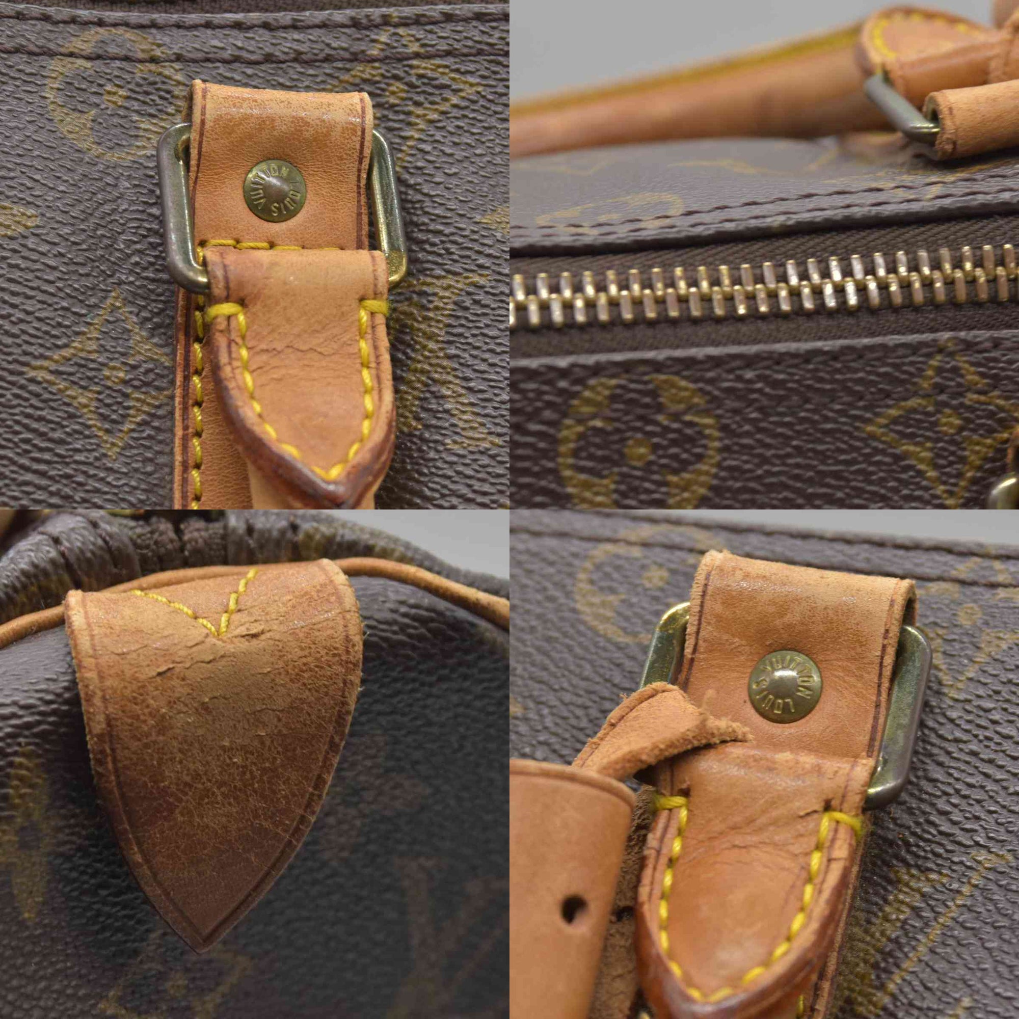 $1420 1991 Louis Vuitton Monogram Duffle Boston Bag Keepall 45 SP0911