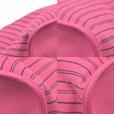 $2450 Louis Vuitton REVERSIBLE Neverfull Bandoulière Inside Out MM Rose Pondichery