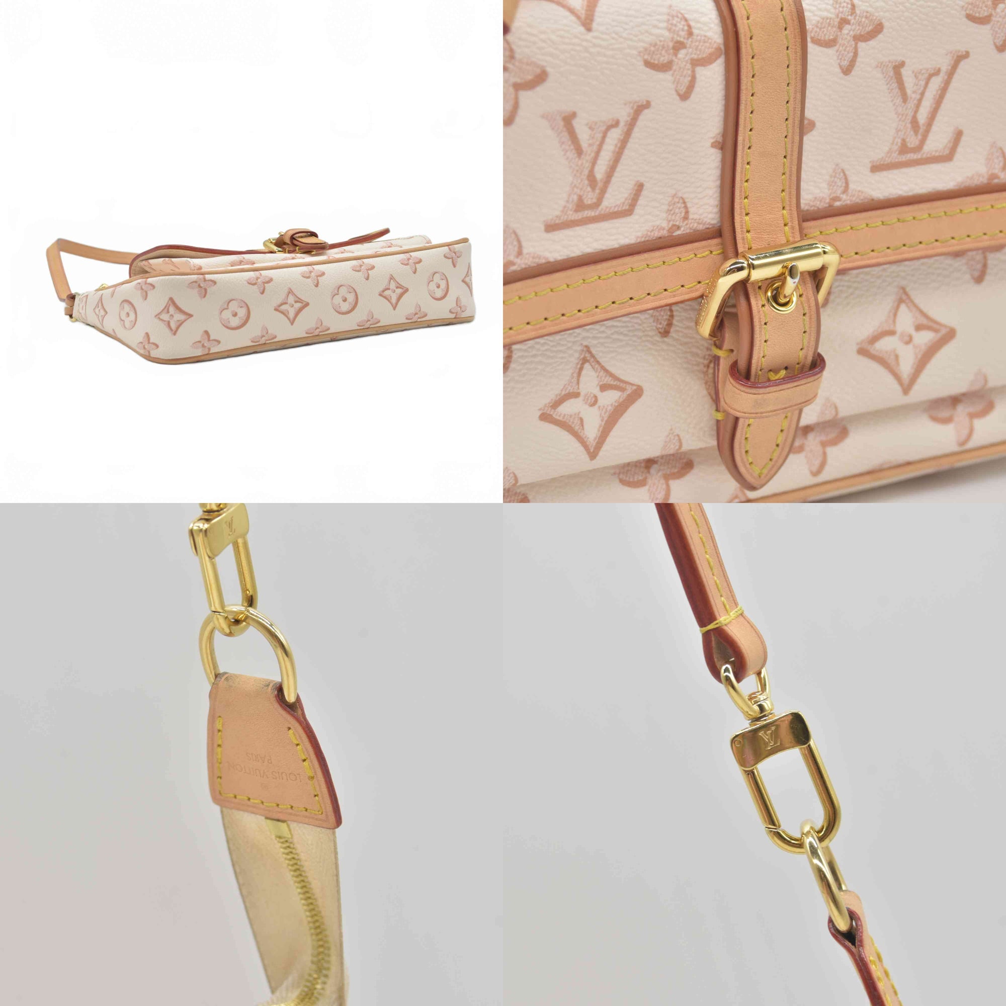 Louis Vuitton Monogram Fall For You Maxi Multi Pochette Accessories Beige Clair