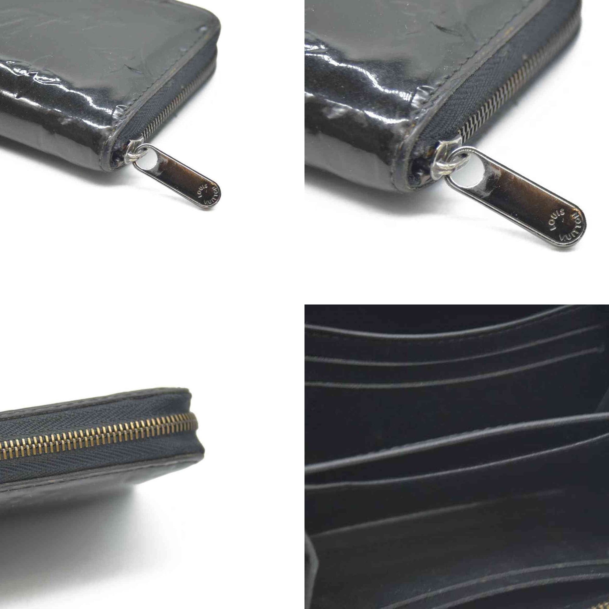 Louis Vuitton Monogram Vernis Compact Zippy Coin Wallet SN0164