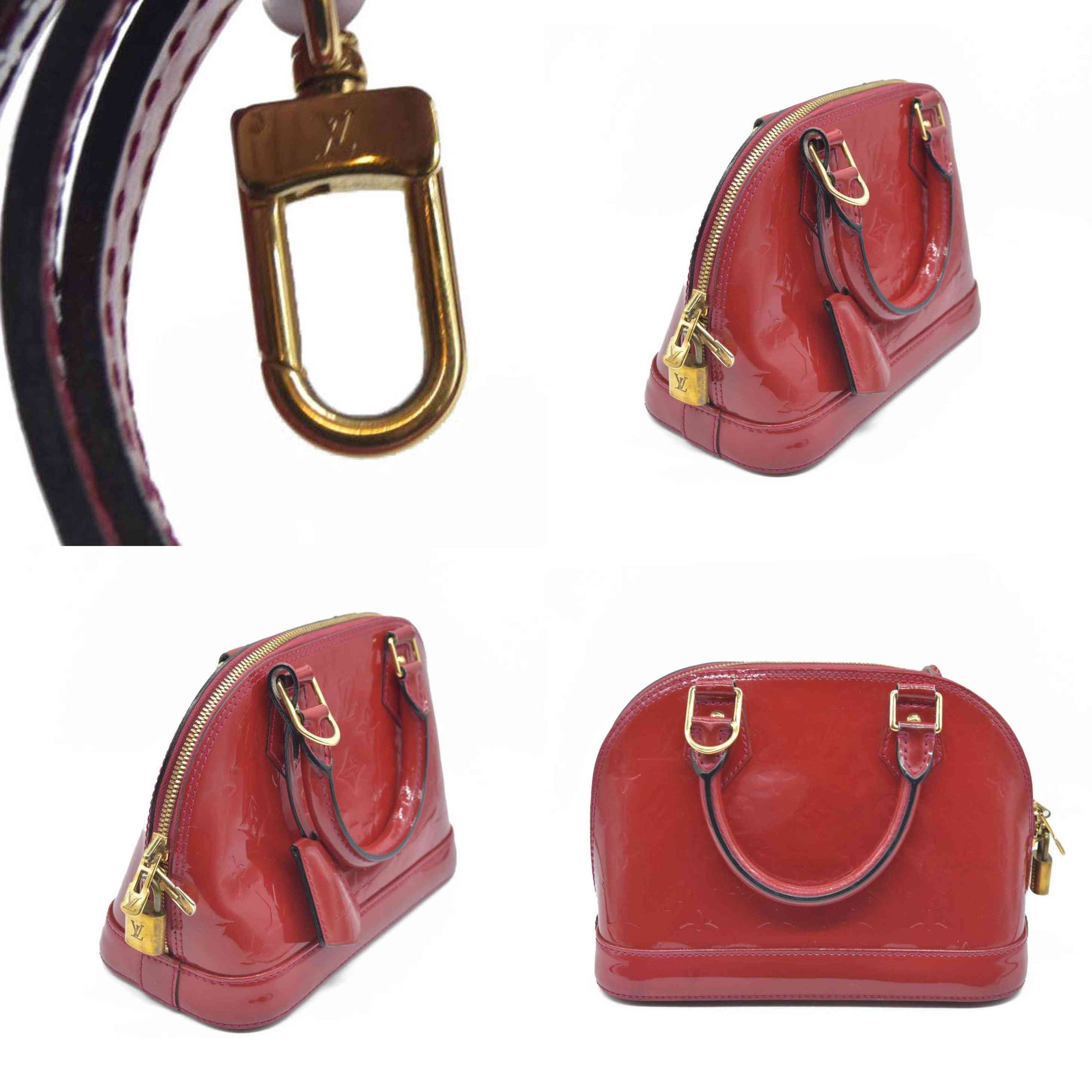 $2500 Louis Vuitton Monogram Vernis Alma BB