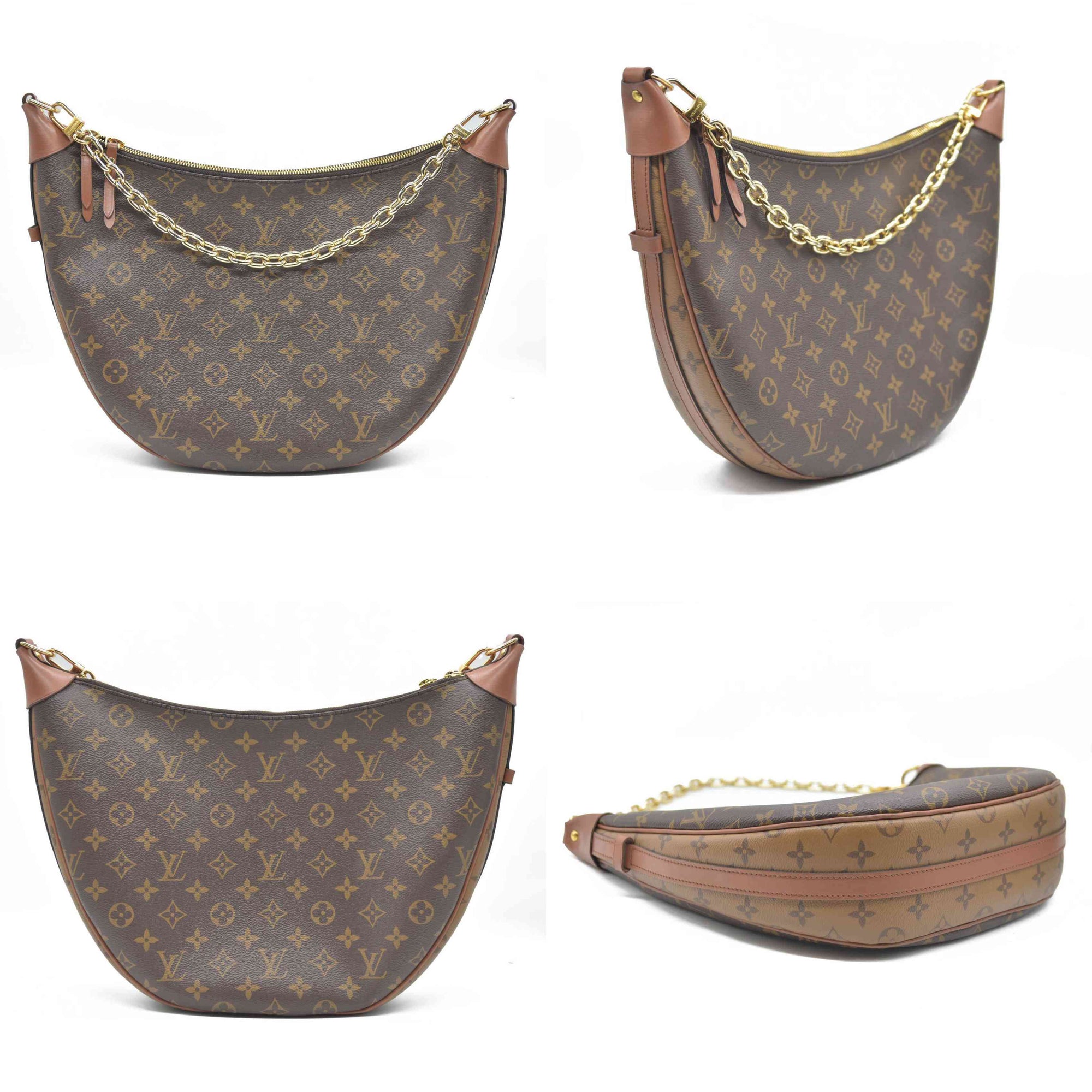 LOUIS VUITTON  Reverse Monogram Loop Hobo