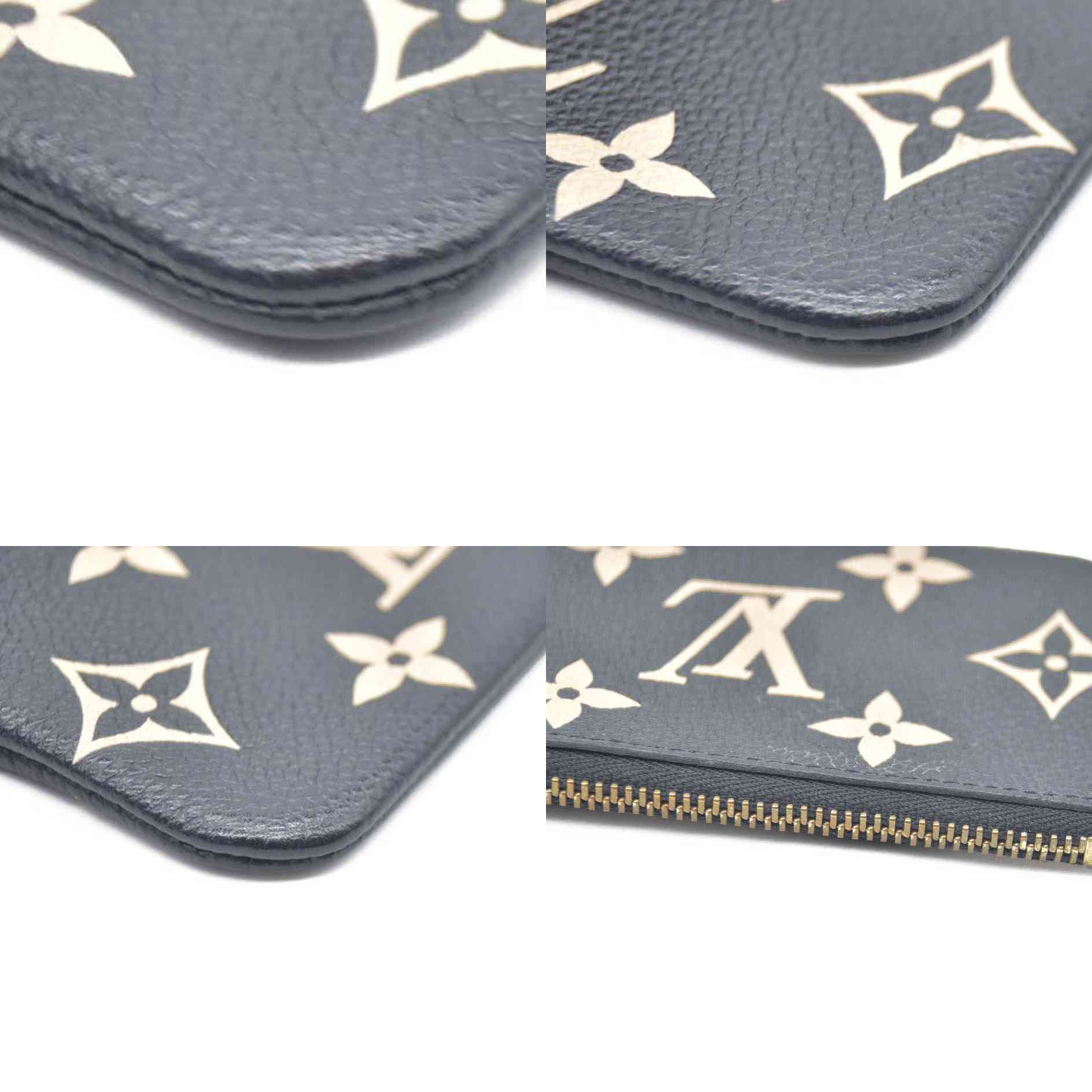 $530 Louis Vuitton Bicolor Monogram Empreinte Leather