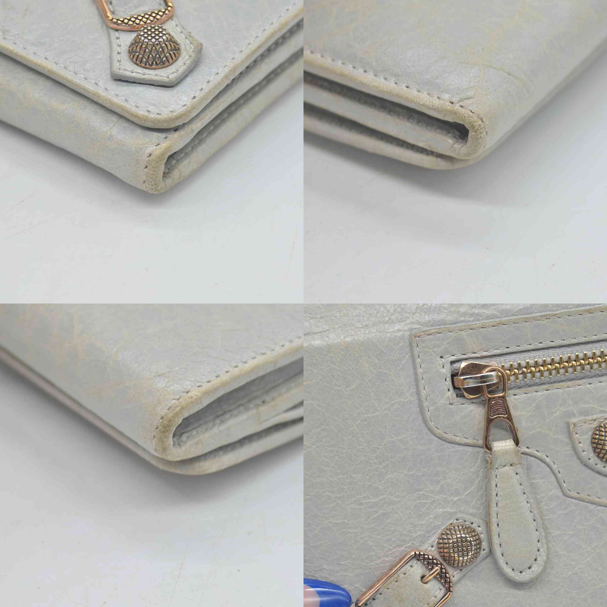 Balenciaga Leather Continental Wallet