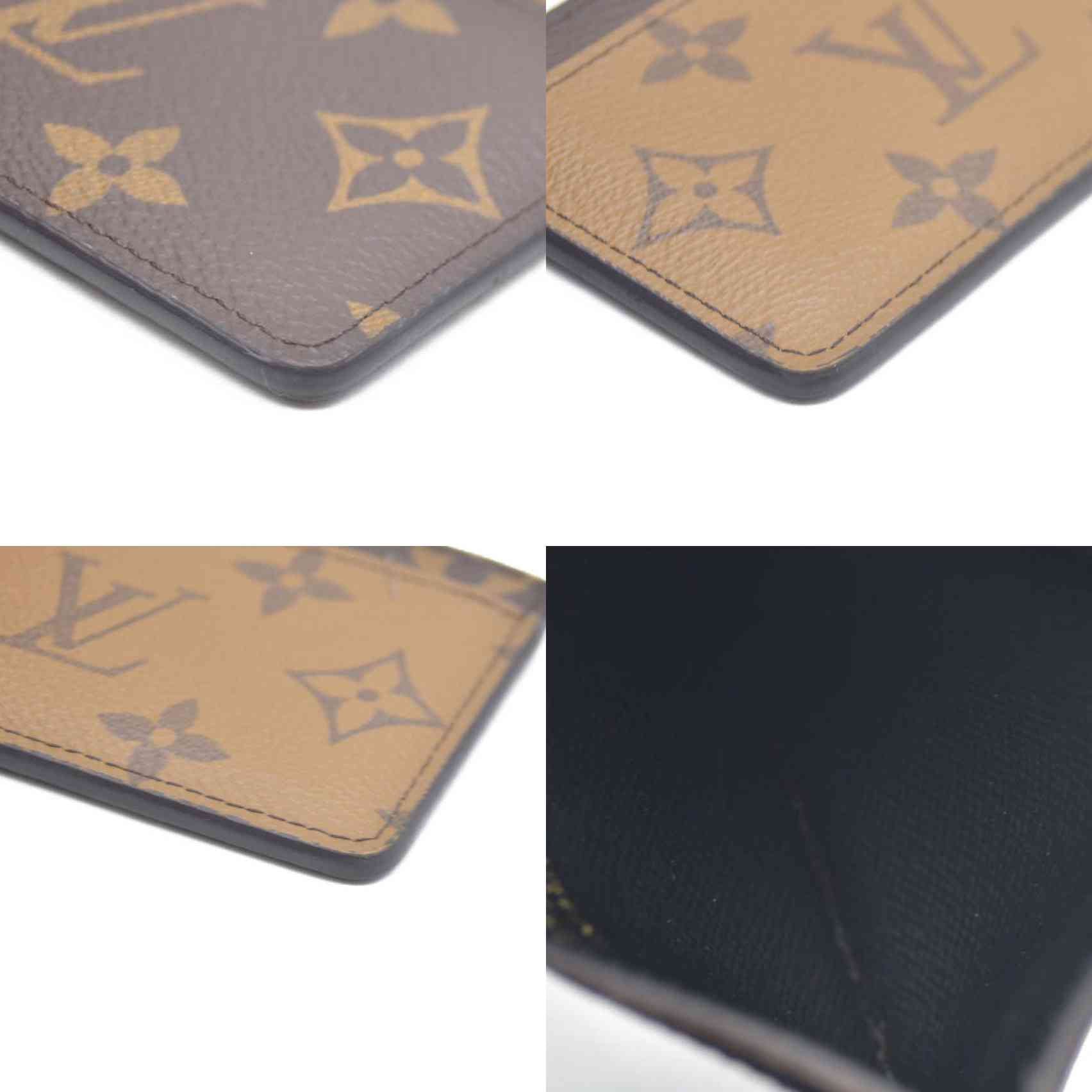 $285 Louis Vuitton Monogram Reverse Card Case
