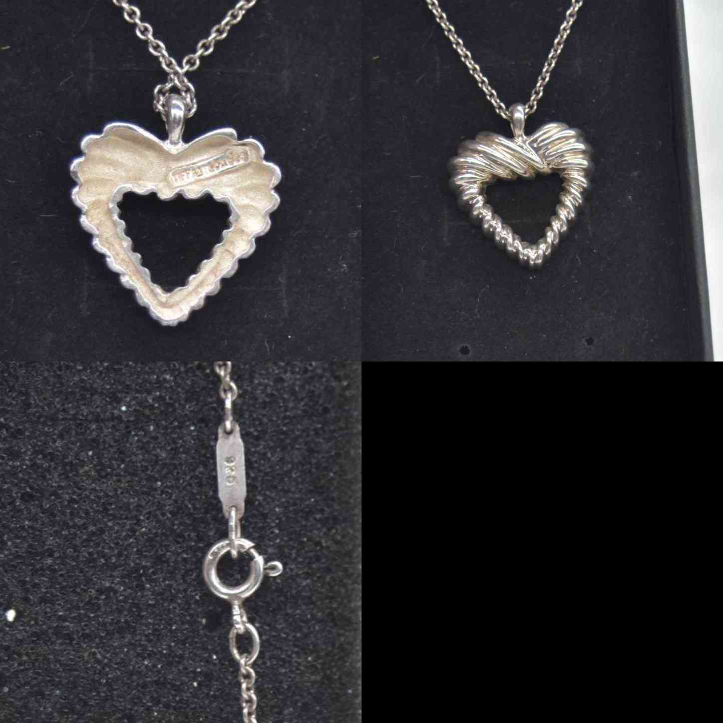 $390 Tiffany & Co. Twisted Heart Pendant Necklace Sterling Silver CONSIGNMENT