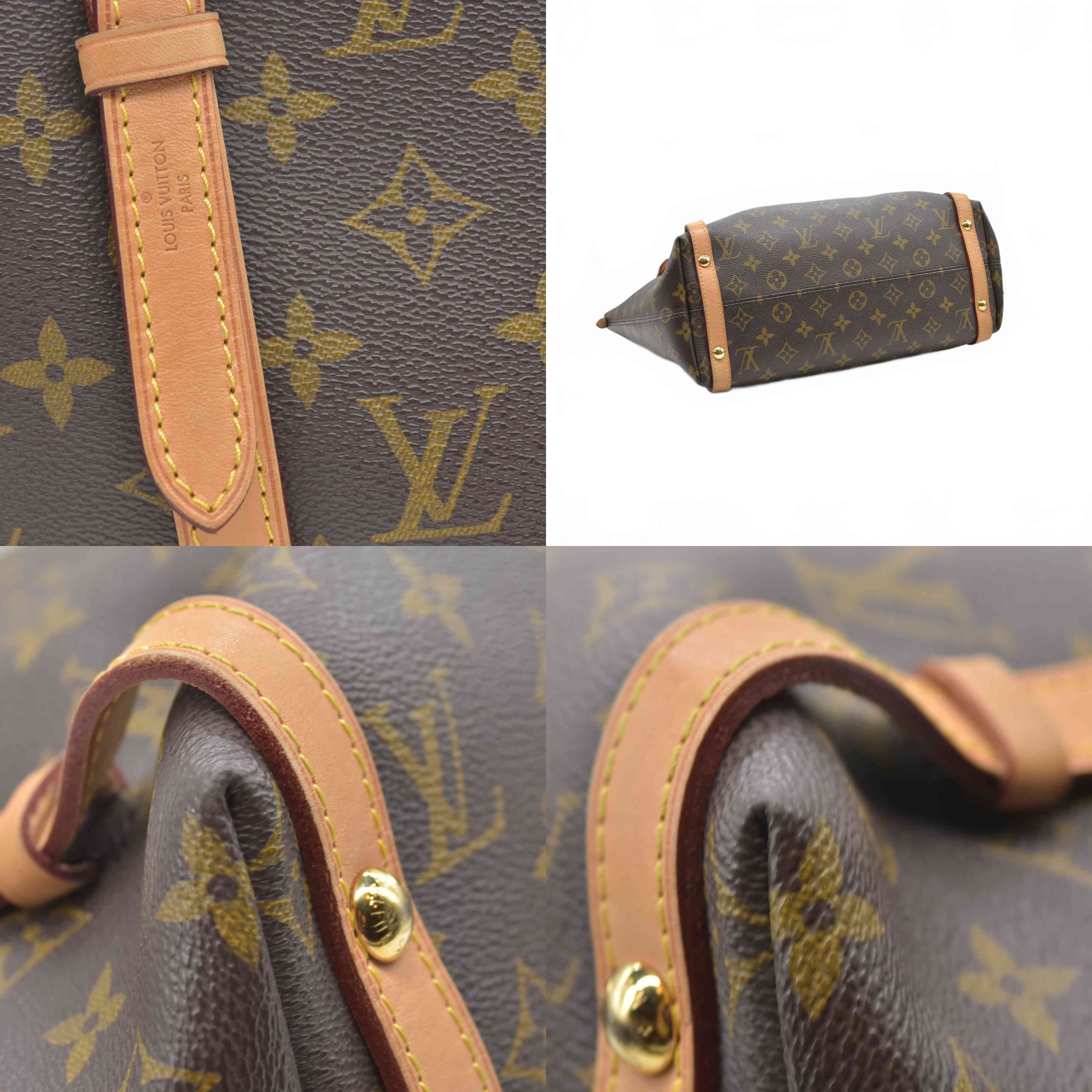 $1810 2014 Louis Vuitton Monogram Tuileries Tote CA1134