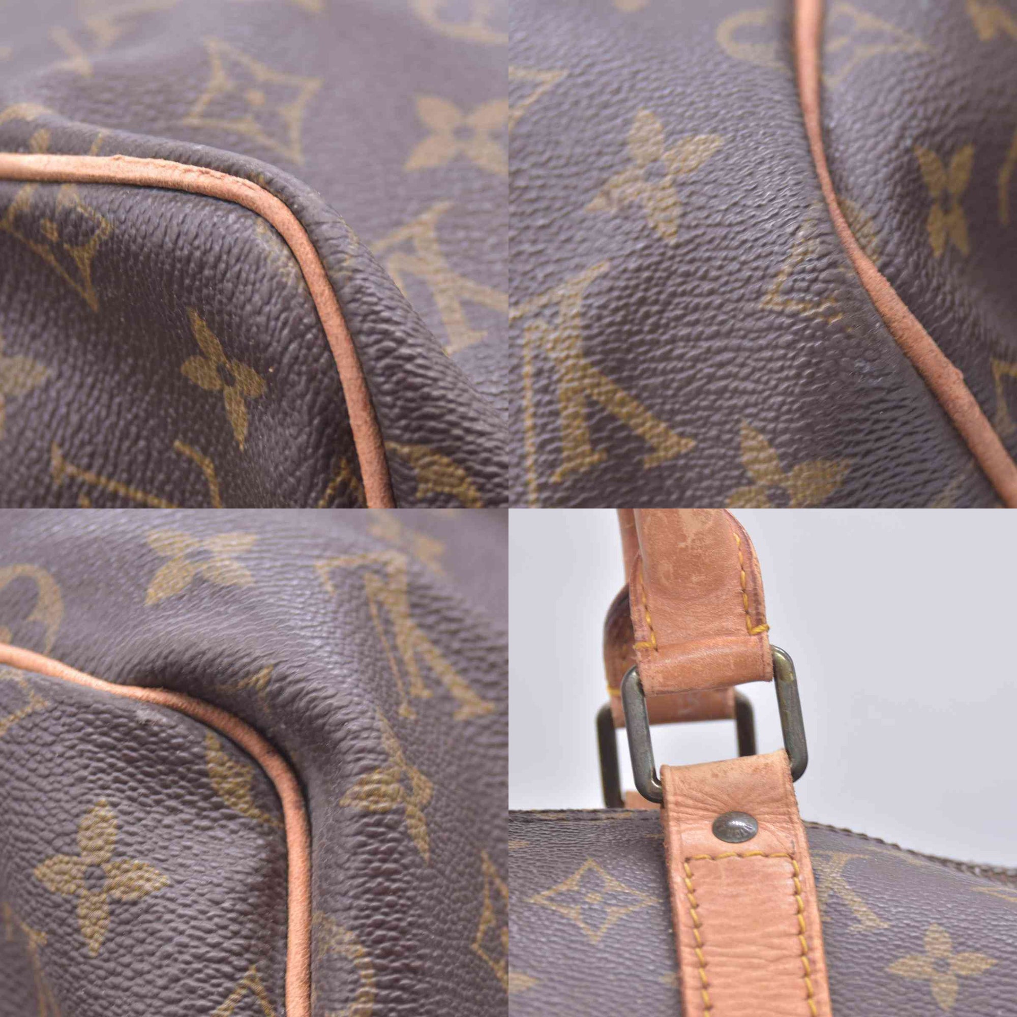 $2200 LOUIS VUITTON Monogram Keepall Bandouliere 55 Duffel Bag SD954 CONSIGNMENT 10021419
