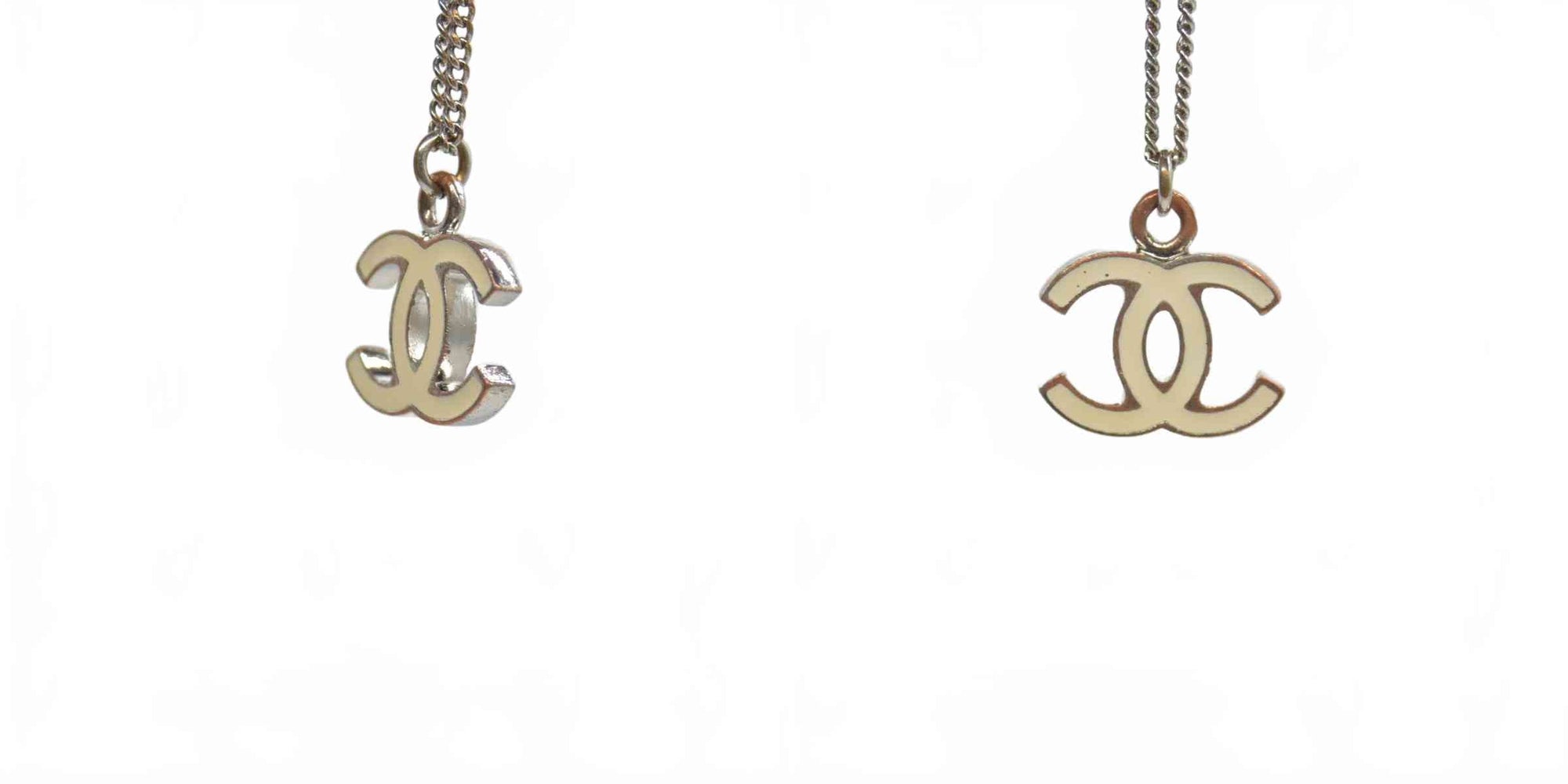 CHANEL logo pendant necklace CONSIGNMENT