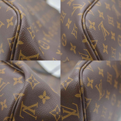 $3200 Louis Vuitton Monogram Calfskin Neo Neverfull Inside Out MM Black RFID