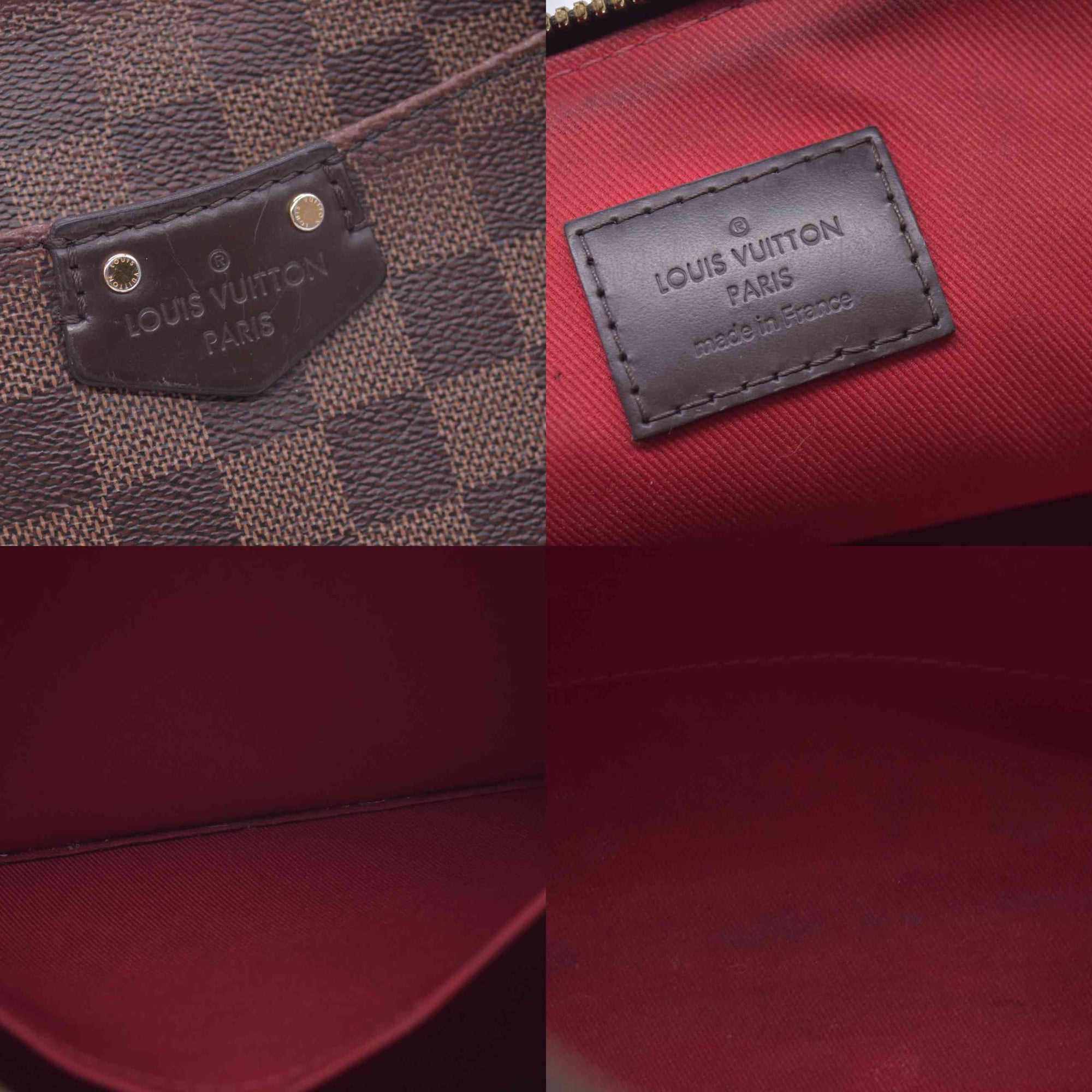 $1,520 2018 Louis Vuitton Damier Ebene South Bank Besace DR1188 10021530