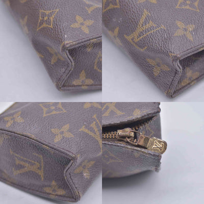 $595 1991 Louis Vuitton Monogram Toiletry Pouch 15 TH1901