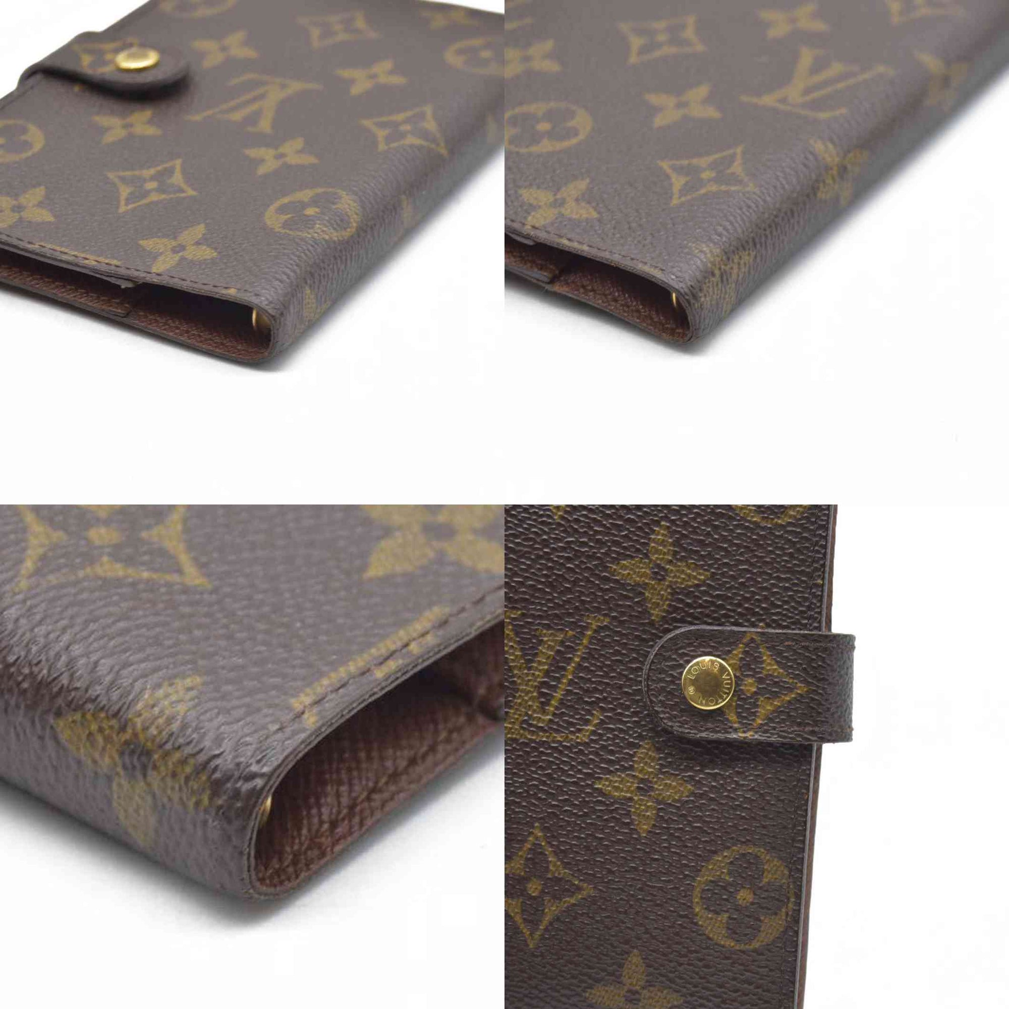 AUCTION $505 Louis Vuitton  Monogram Small Ring Agenda Cover