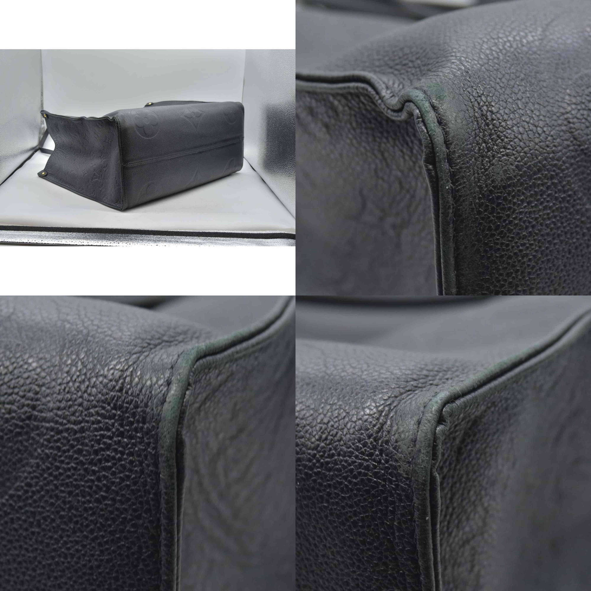 $3750 Louis Vuitton Onthego GM Empreinte Leather Black RFID