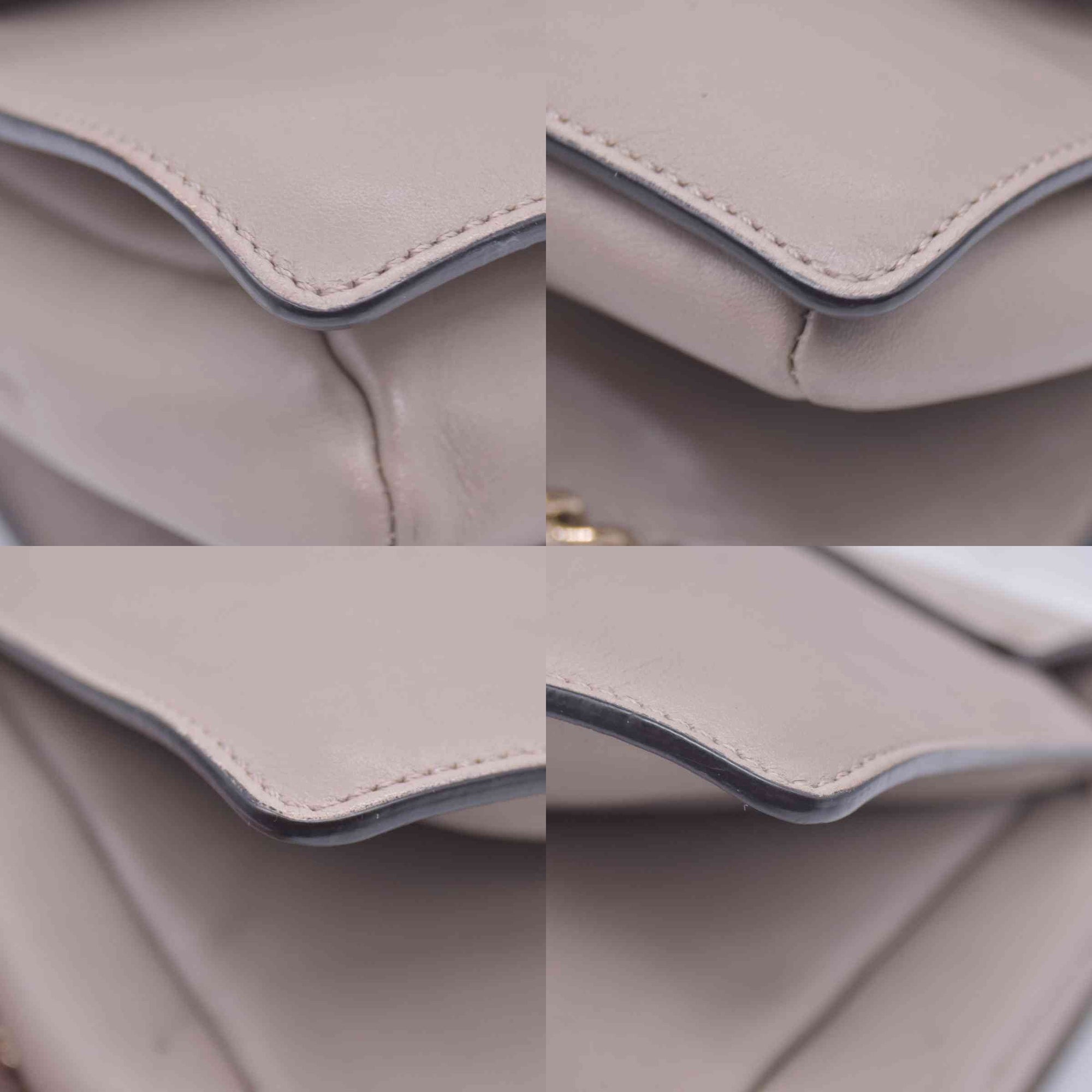 $1950CHLOE Faye Medium Suede Leather Shoulder Bag Taupe CONSIGNMENT 10021511