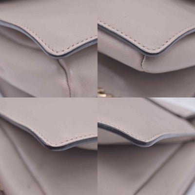 $1950CHLOE Faye Medium Suede Leather Shoulder Bag Taupe CONSIGNMENT 10021511