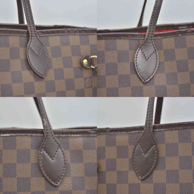 $2240 2008 Louis Vuitton Damier Ebene Neverfull MM SP2088