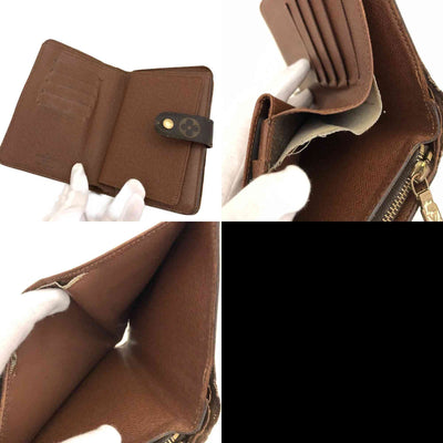 Louis Vuitton Monogram Porte Papier Zippe Bifold Wallet Brown SP0083