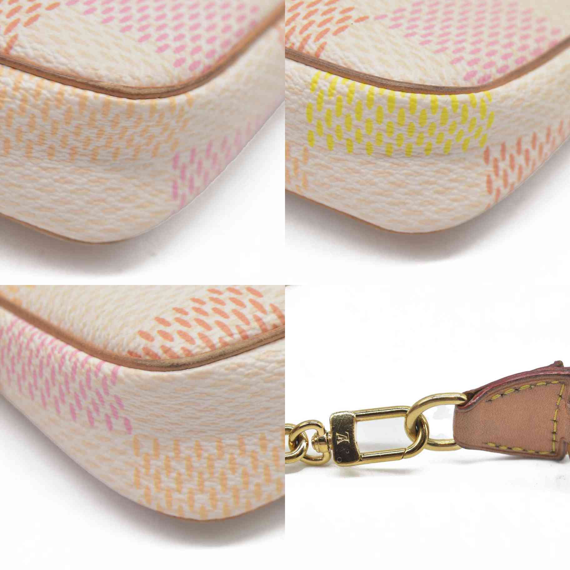 $1760 Louis Vuitton Damierlicious Pochette Accessoires