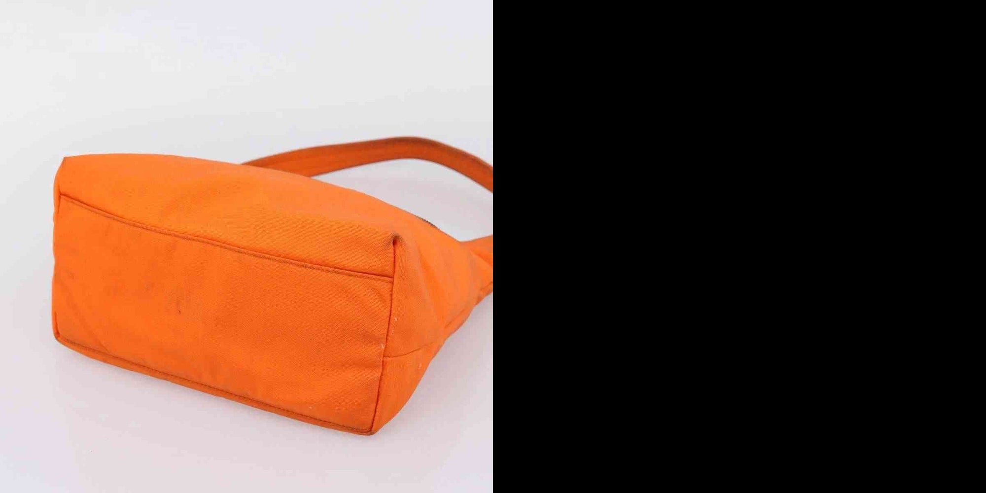 $850 Gucci Orange Nylon Top Handle