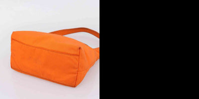 $850 Gucci Orange Nylon Top Handle