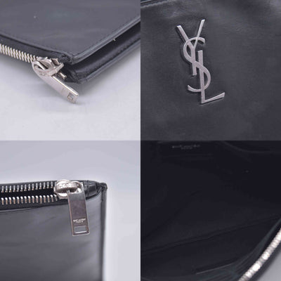 $1000 2018 Saint Laurent Monogram Clutch Leather Portfolio 10020867