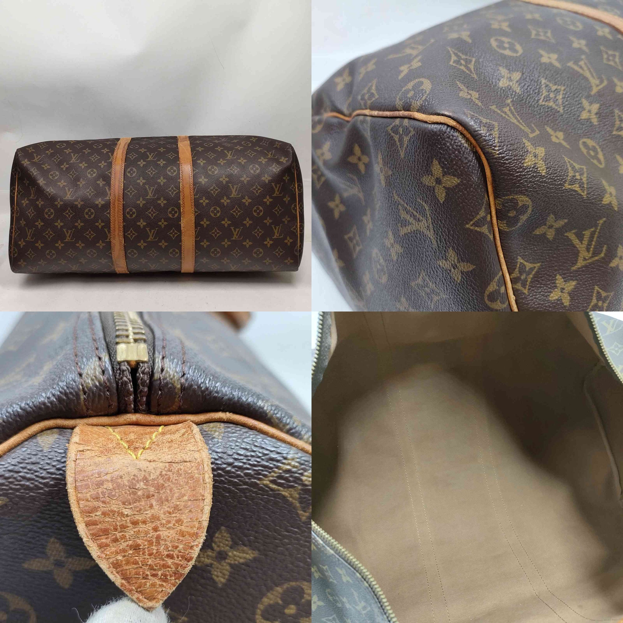 $2170 1982 Louis Vuitton Monogram Keepall 55 MI882