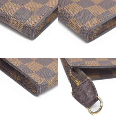 AUCTION $1290 Louis Vuitton Damier Ebene Accessories Pouch for Marais Toiletry Bag