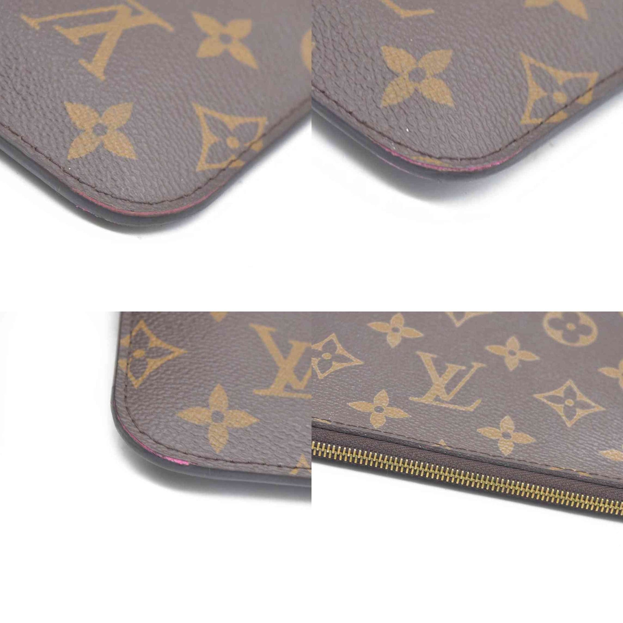 $2170 Louis Vuitton 2021 LV Monogram Neverfull MM Pochette