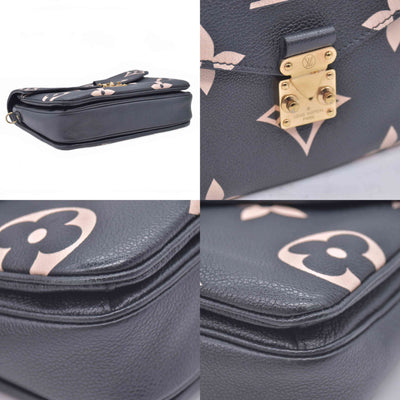 $3300 Louis Vuitton BiColor Pochette Metis Black Cream RFID 10020741