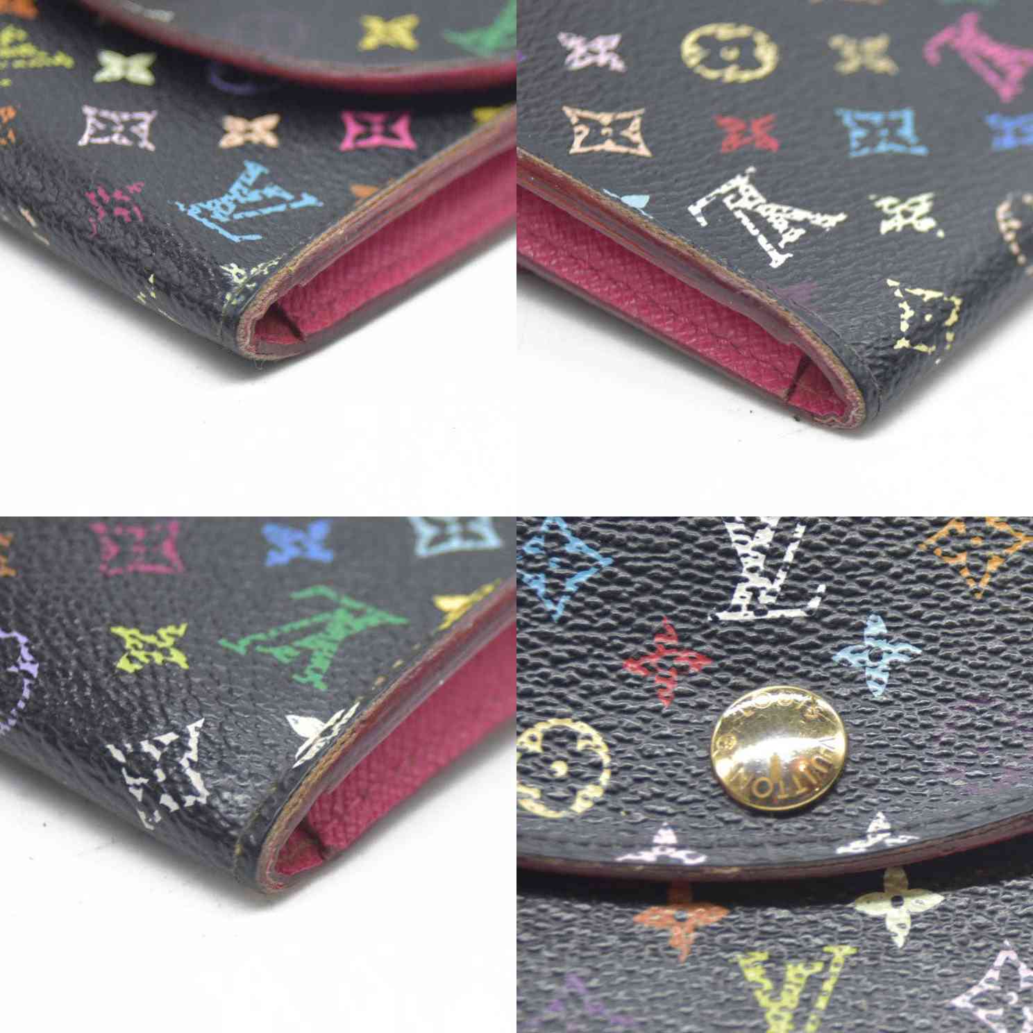 Louis Vuitton $650 Monogram Muakami Enveloppe Cartes De Visite Card Case CA2163