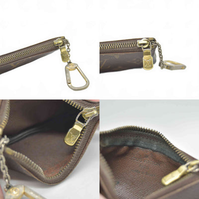 $355 LOUIS VUITTON Monogram Key Pouch Spain