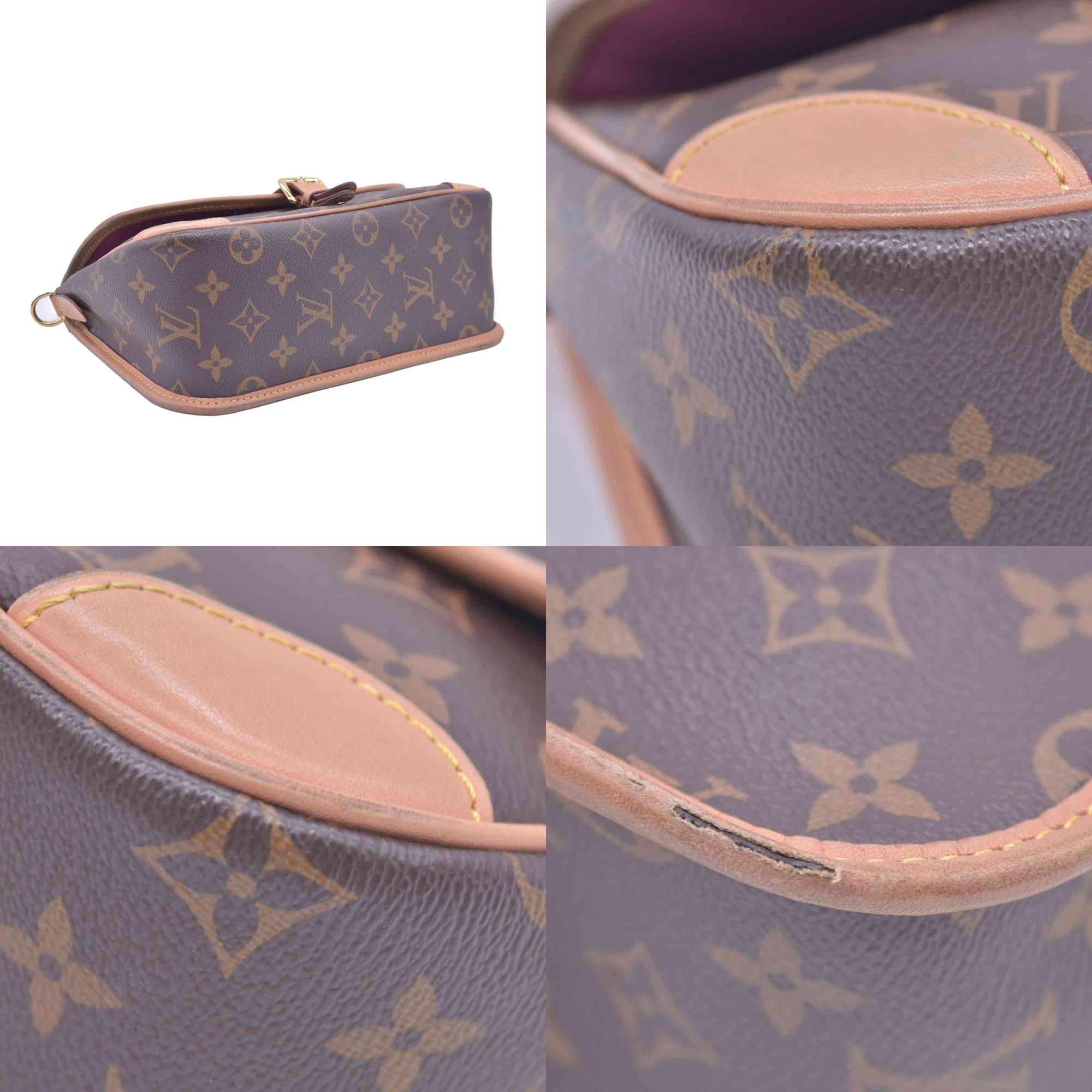 $2700 Louis Vuitton  Monogram Diane Fuchsia 10020842