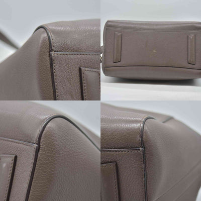 $2750 Givenchy Leather Grey Sugar Goatskin Leather Antigona Bag Medium 10020171