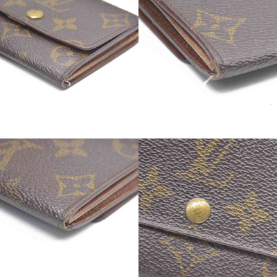 LOUIS VUITTON Monogram Plat Bifold Wallet Coin Case