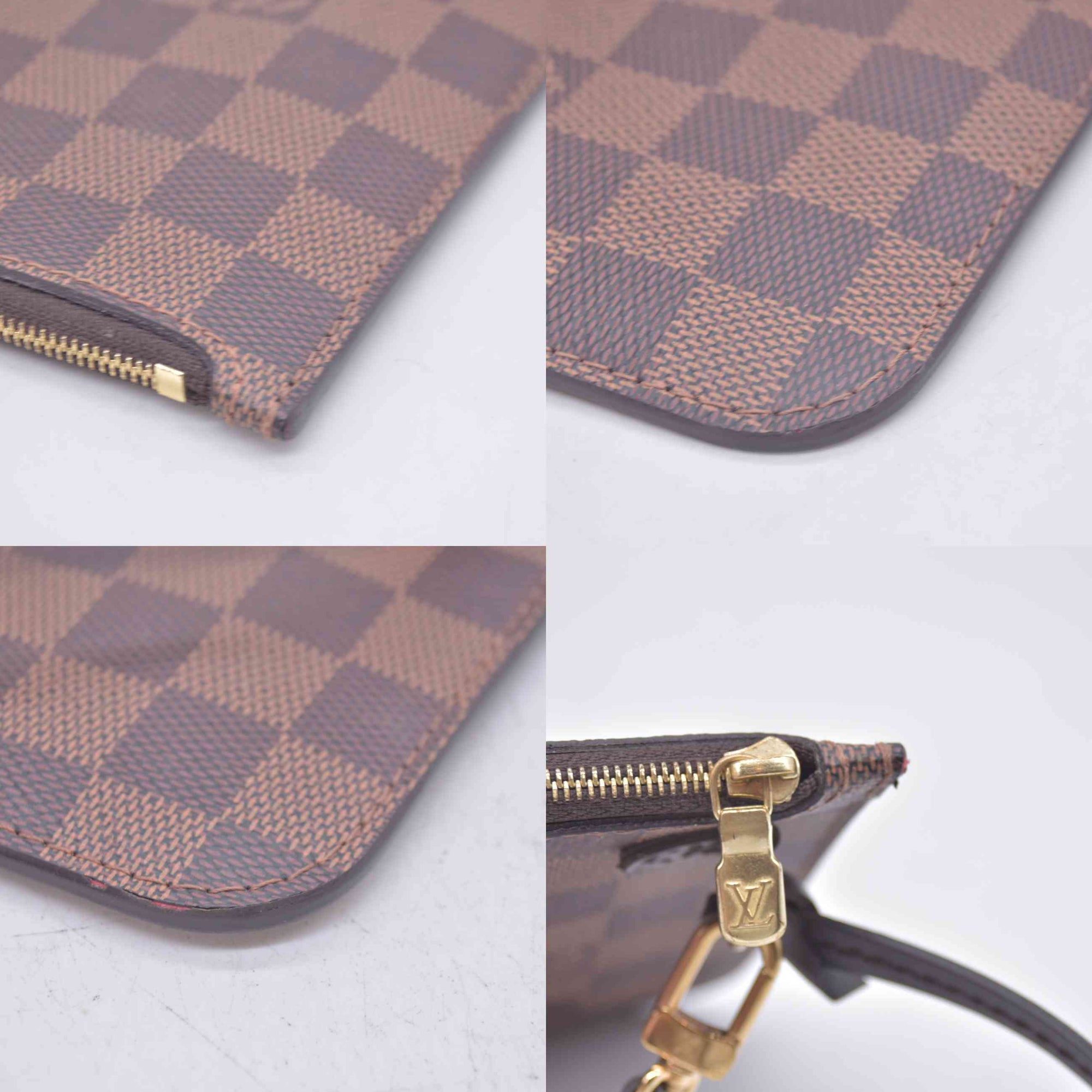 Louis Vuitton Damier Ebene Neverfull MM GM Pochette RFID