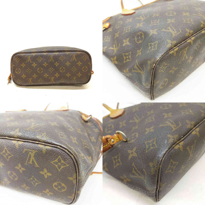 $2100 Louis Vuitton LV Tote Bag Neverfull PM Brown Monogram